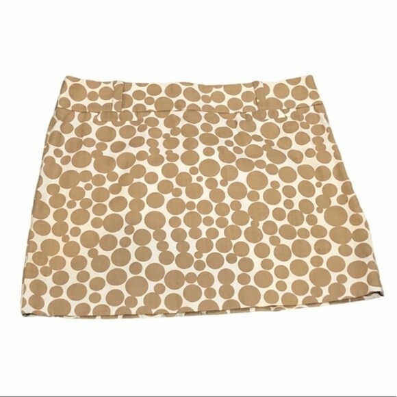 J.Crew Deco Dot Mini Pencil Skirt Size 8 - Picture 3 of 8